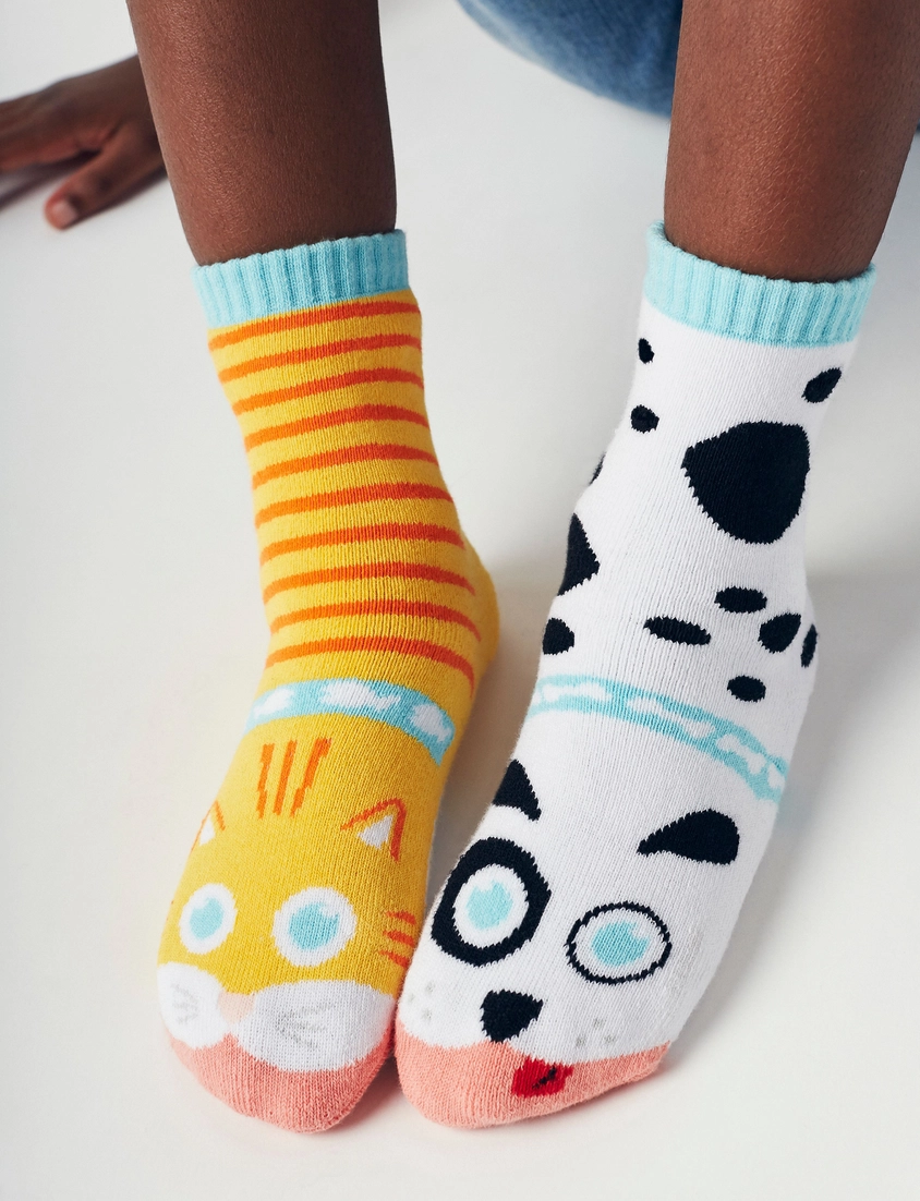 Pals Kids Socks Cat Dog-1-3 Years