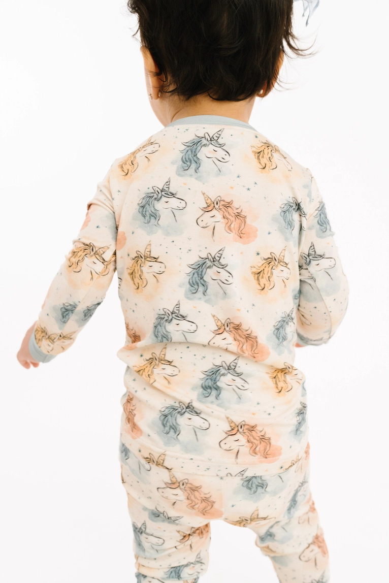 Girls Stardust Unicorn Bamboo Pajamas