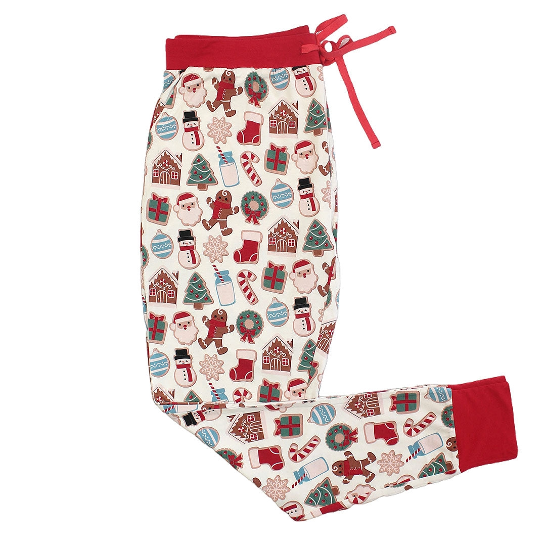 Holiday Milk & Cookies Women's Bamboo Joggers