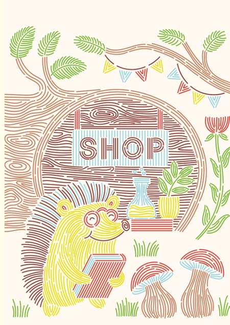 Flowart - Trace By Line Woodland Whimsy