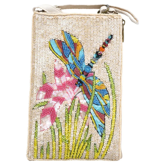 Beaded Purse - Spring Dragonfly