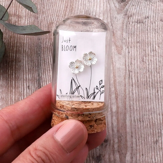Just Bloom Four Petal Earrings