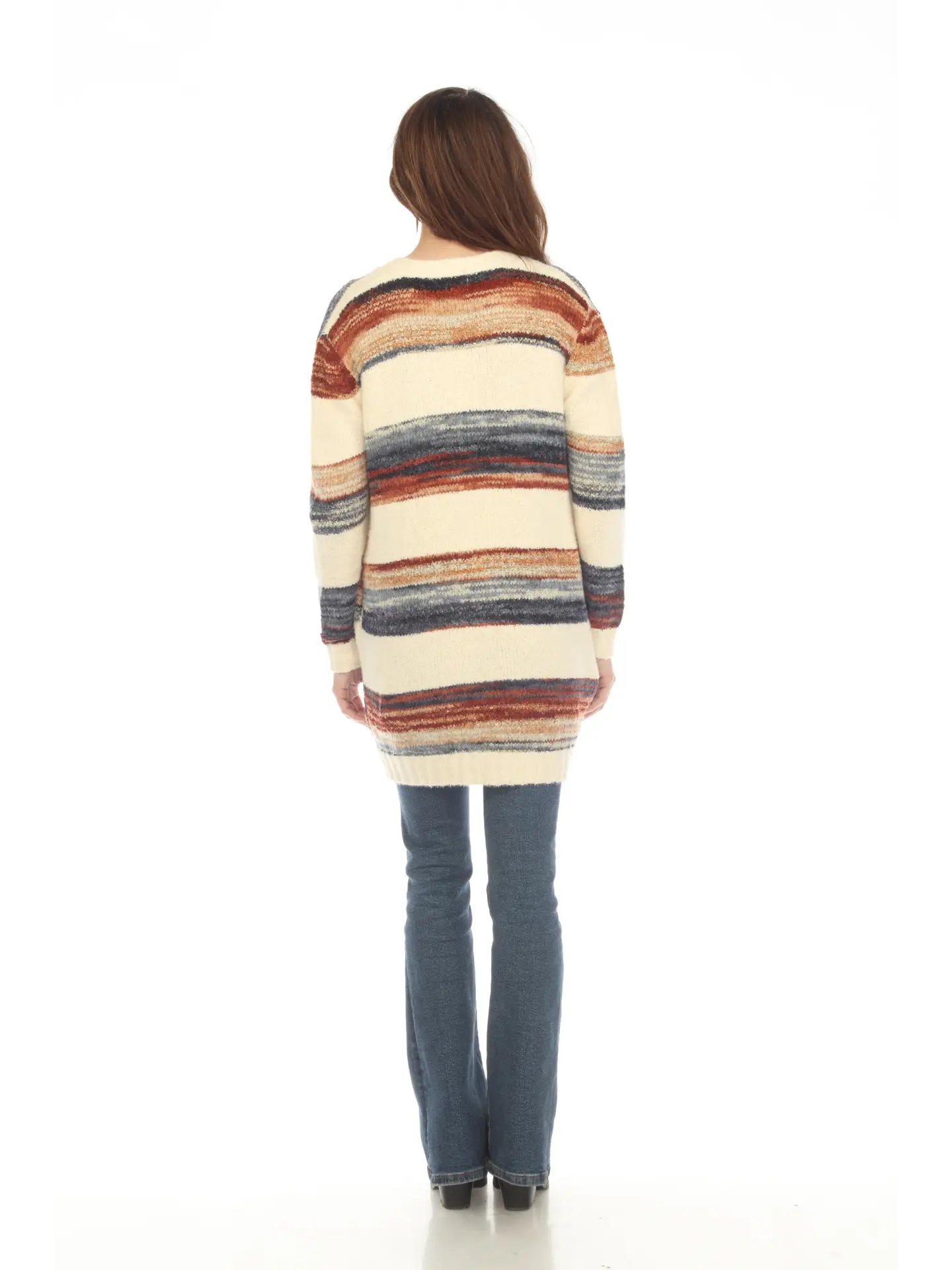 Super Soft Ombre Sweater Cardigan