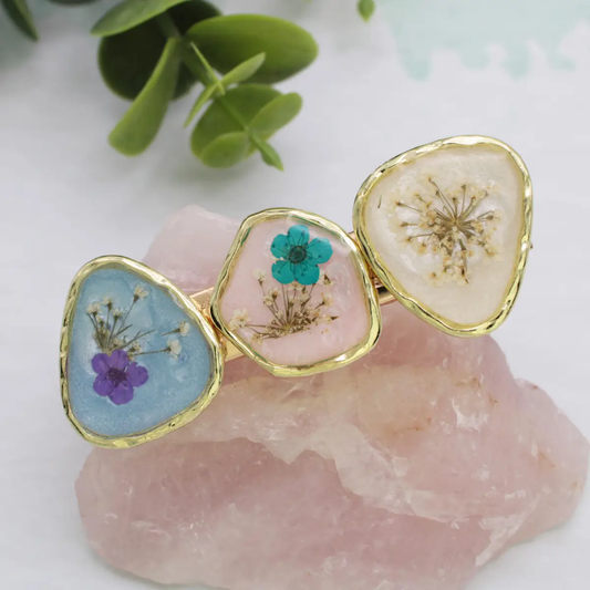 Dried Flower Hair Clip