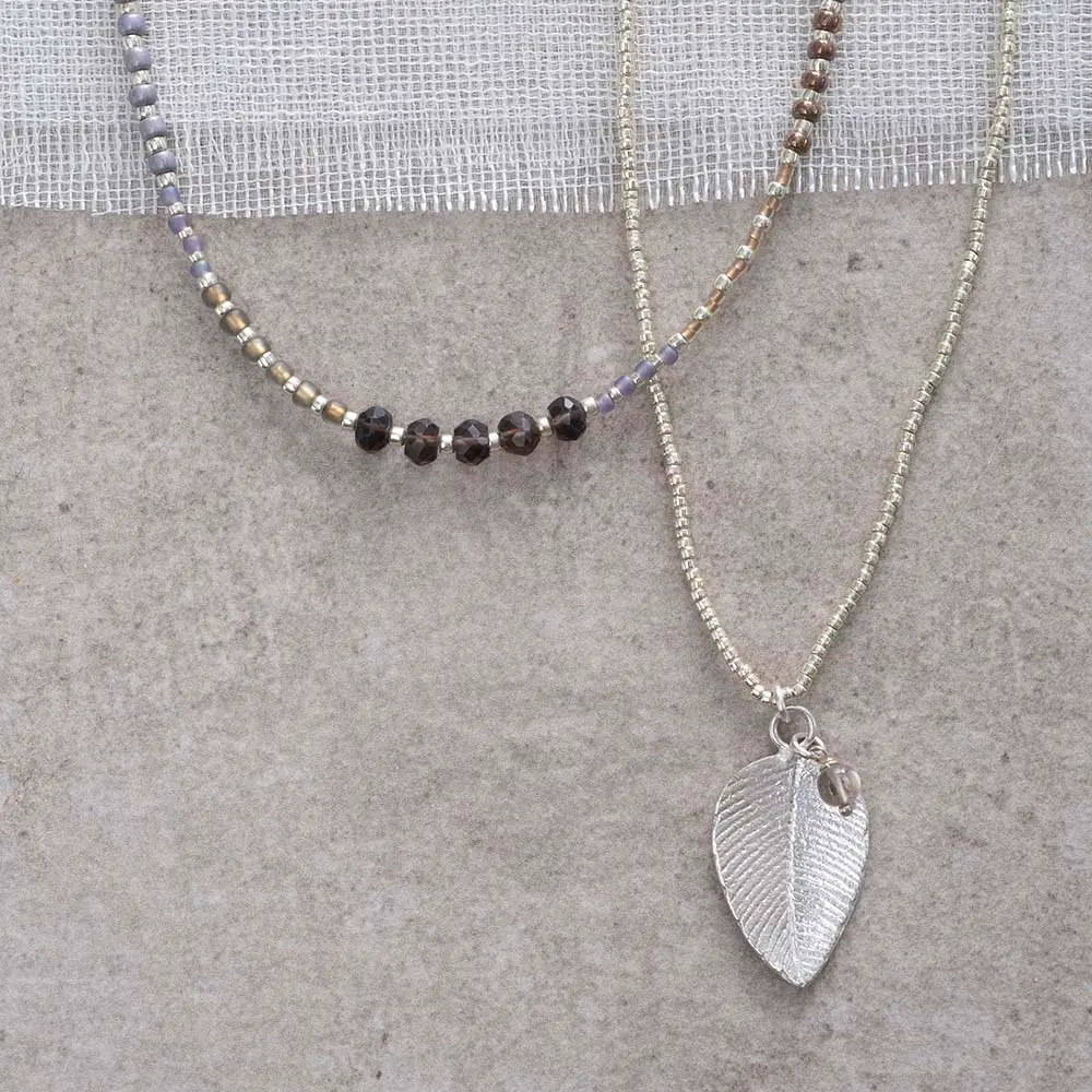 Golden Smokey Quartz Necklace