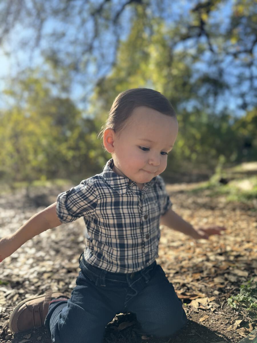 Baby Jasper Woven Onesie