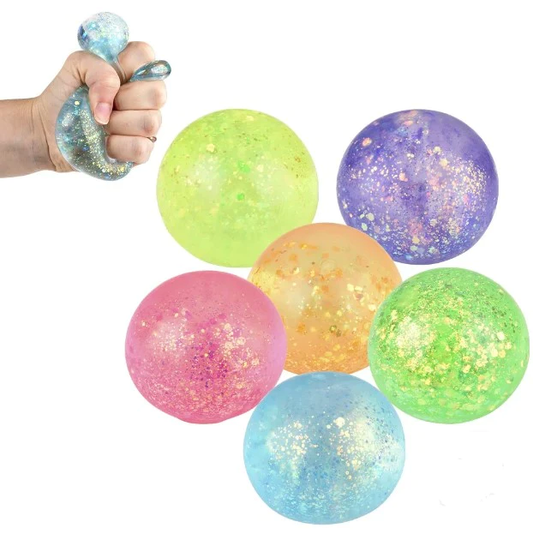 Glittery Gummee Squish Ball