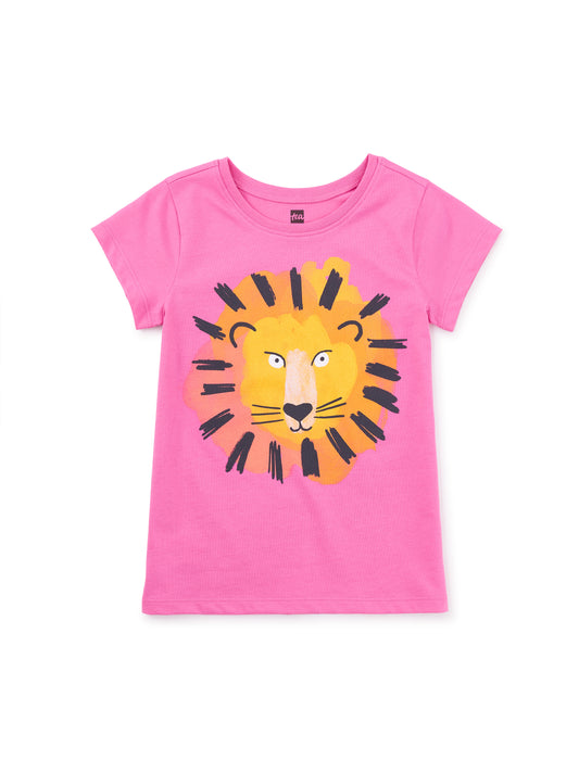 Girls Doubled Sided Lion Tee