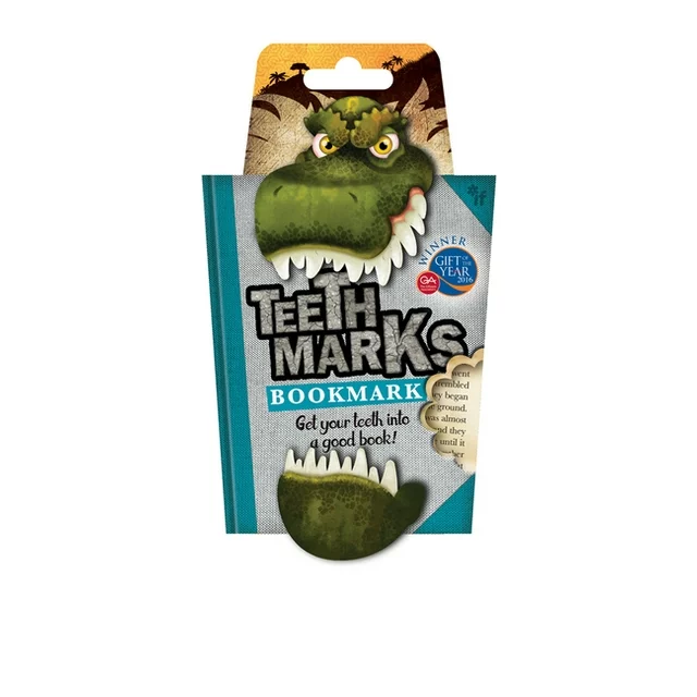 Teeth Marks Bookmark T-Rex