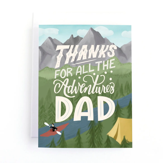 Thanks for All the Adventures Father's Card