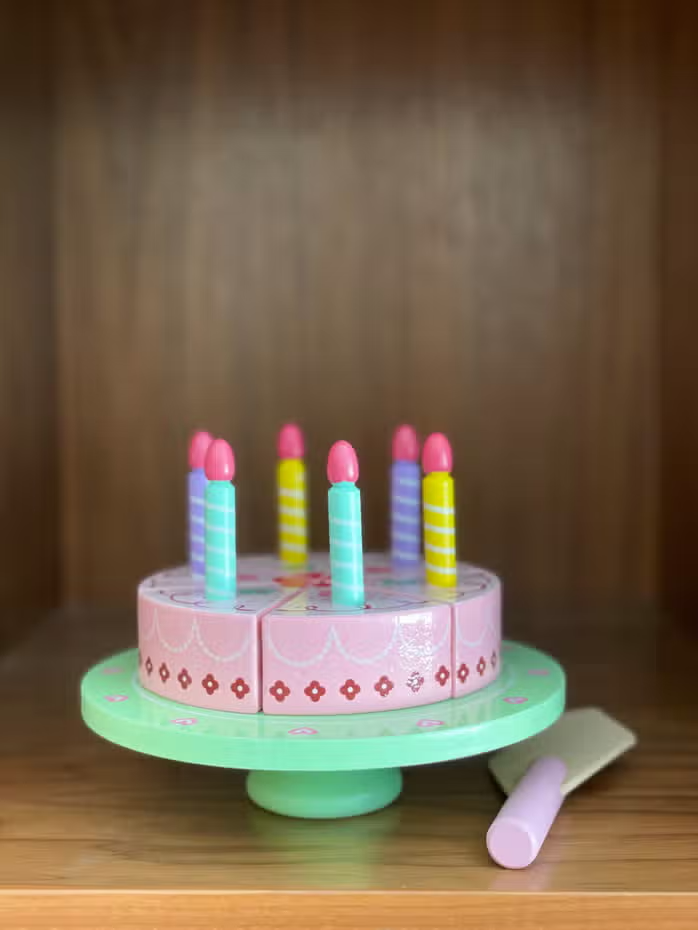 Elc wooden cheap birthday cake