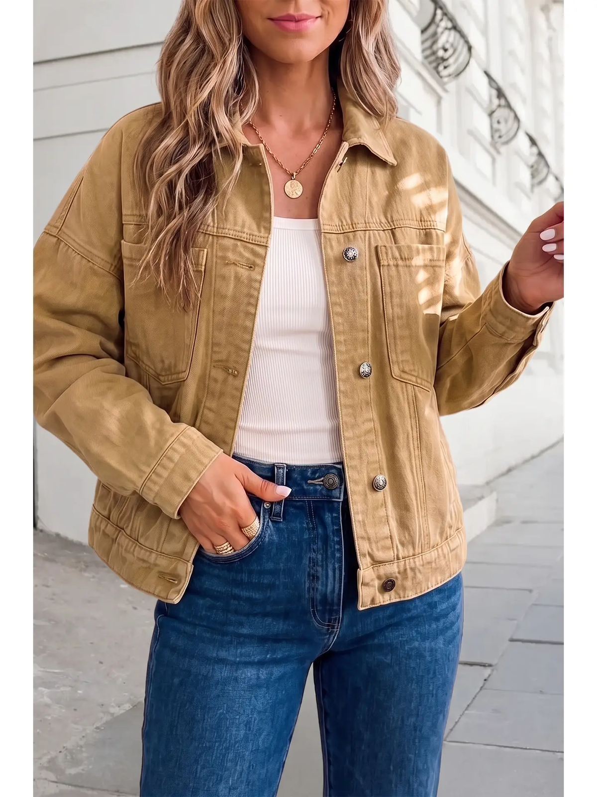 Honey Gold Denim Jacket