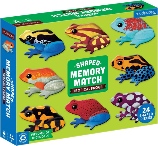 Memory Match Tropical Frogs