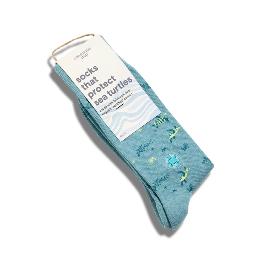 Socks That Protect Teal Turtles
