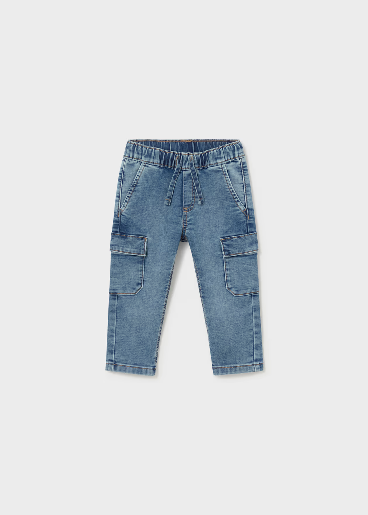 Baby Cargo Denim Pants