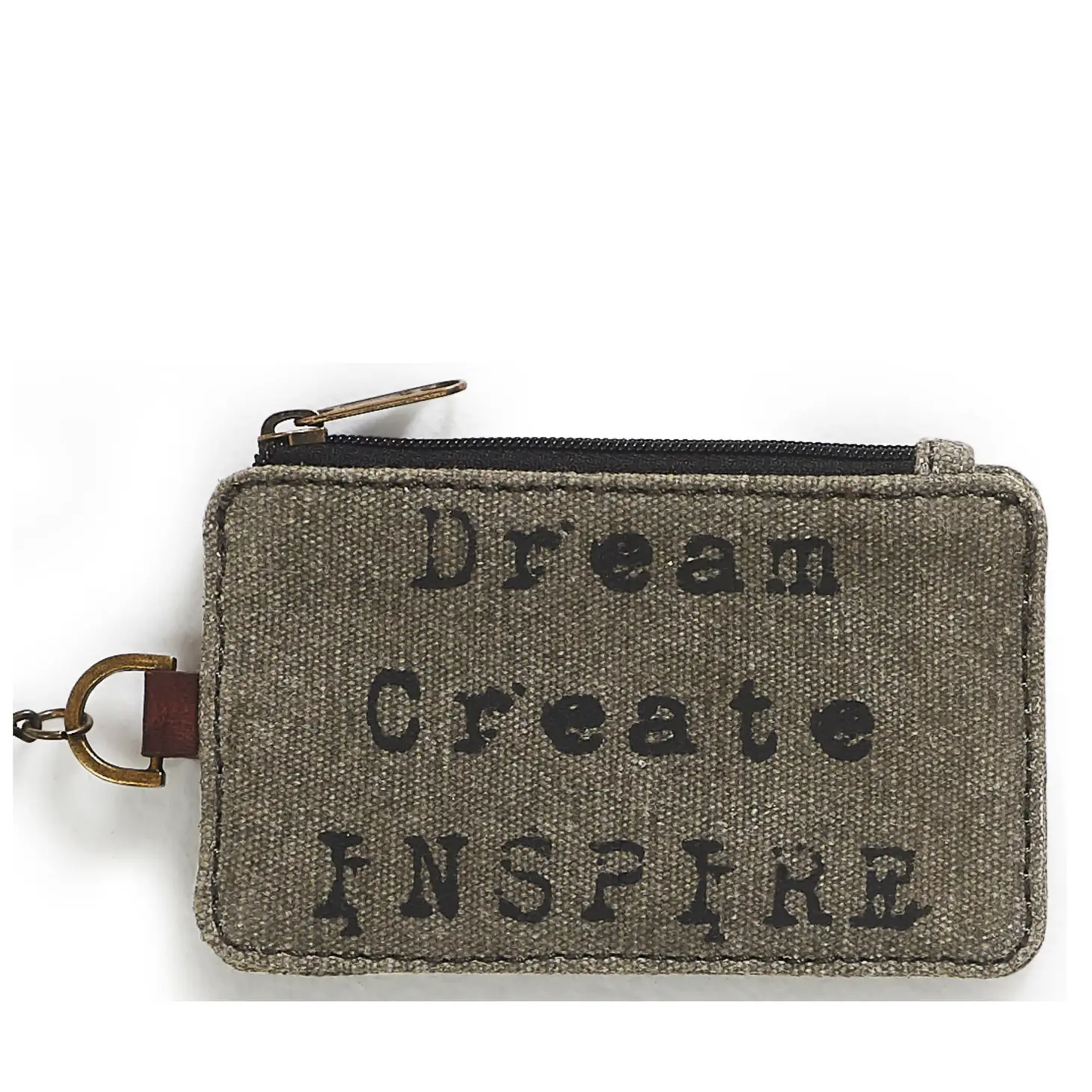 Dream Create Inspire ID Pouch Keychain