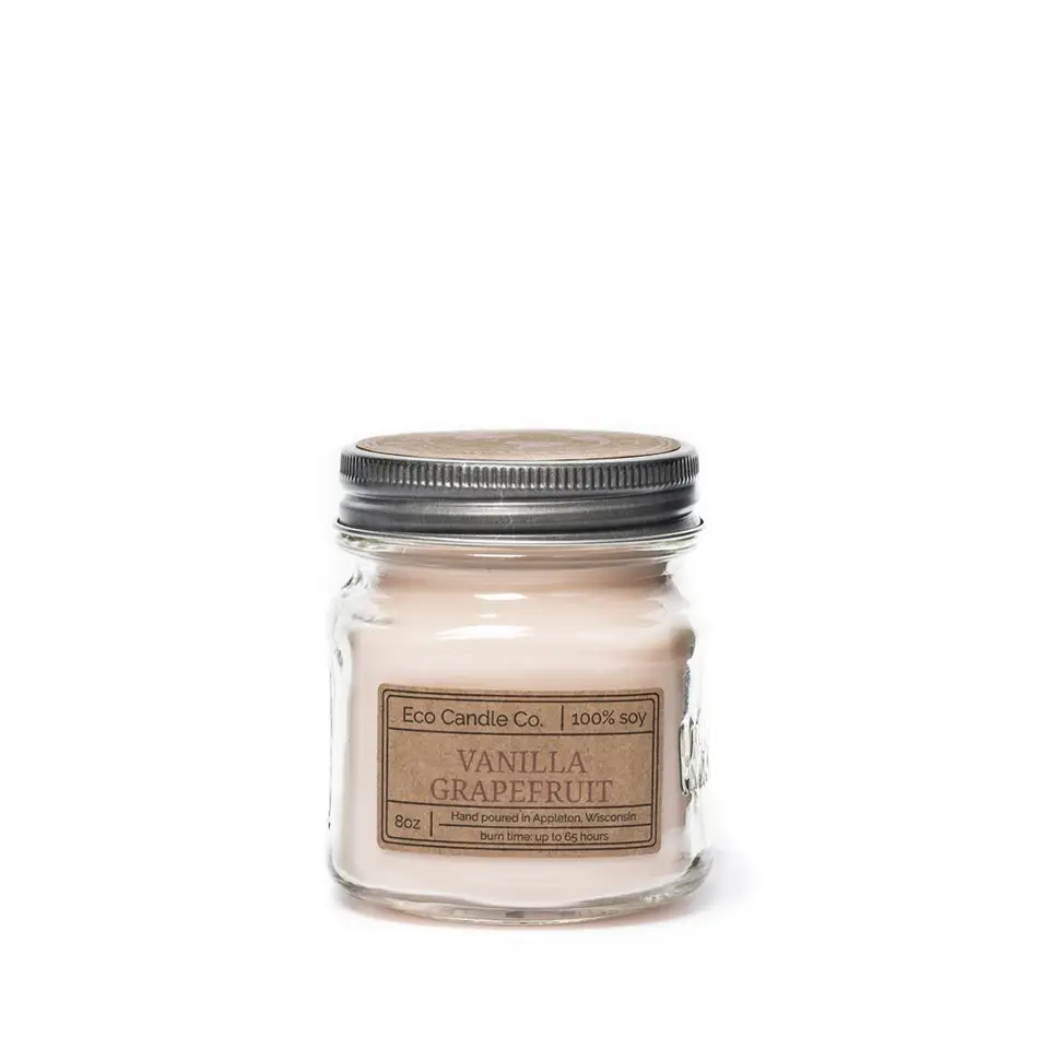 Mason Candle Vanilla Grapefruit