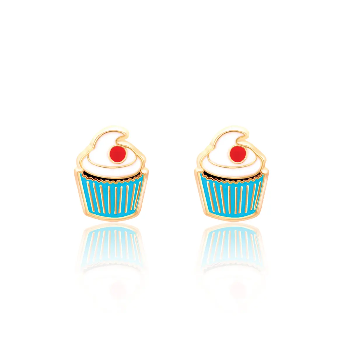 Classic Cupcake Stud Earrings