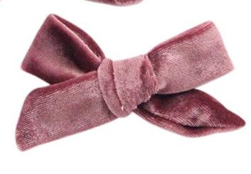 Velvet Bow Hair Clip