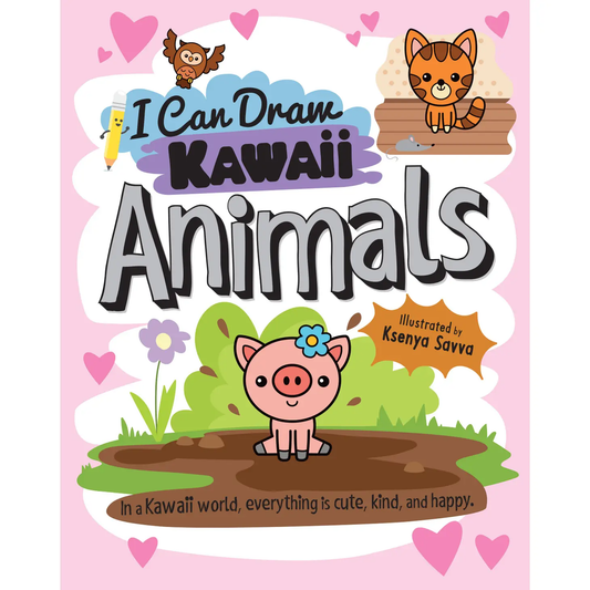 I Can Draw Kawaii Animals Book