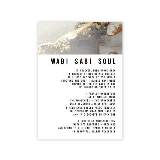 Wabi Saba Soul Greeting Card