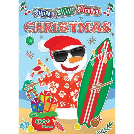 Super Silly Christmas Stickers Book