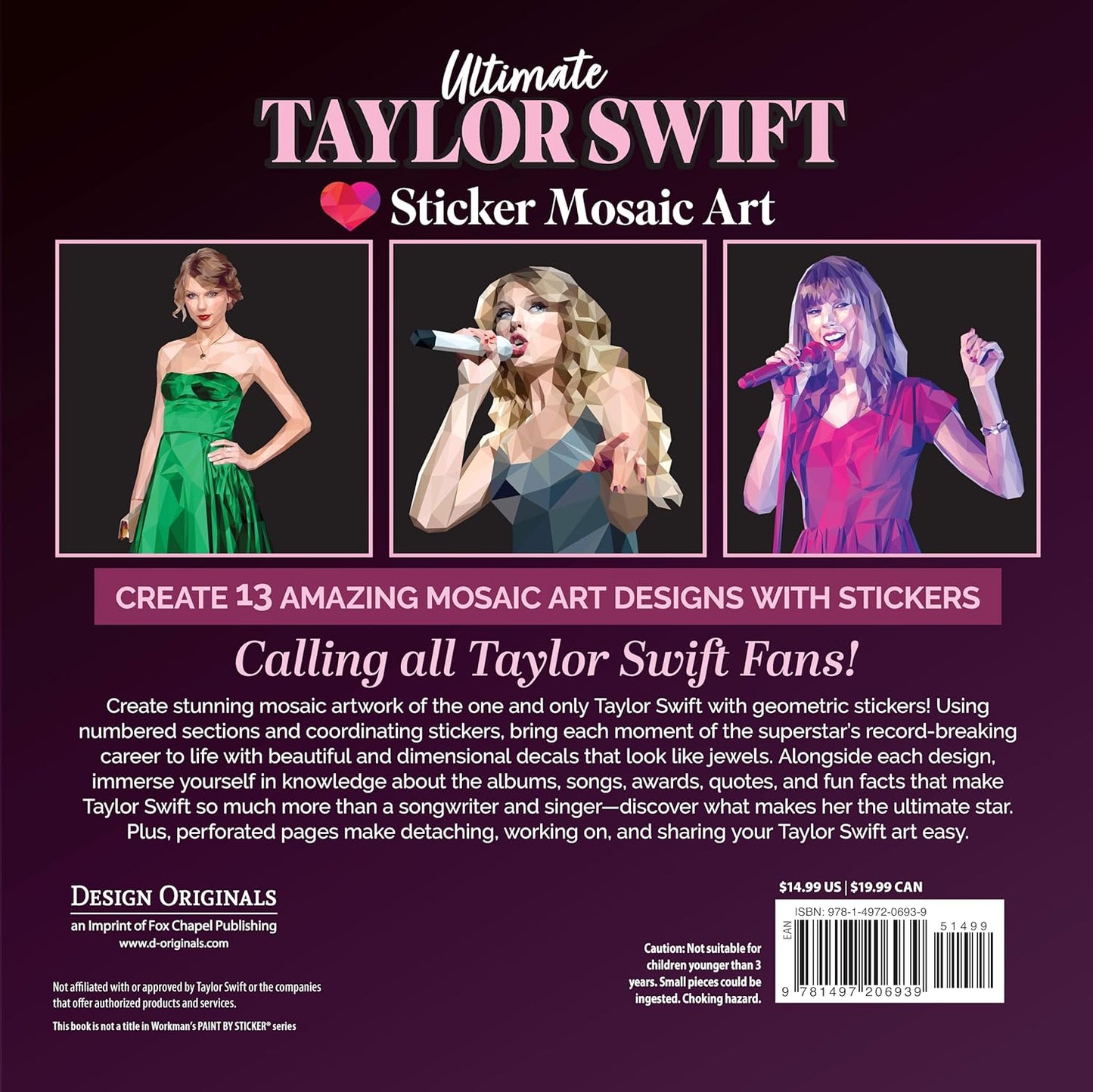 Taylor Swift Painting With Stickers