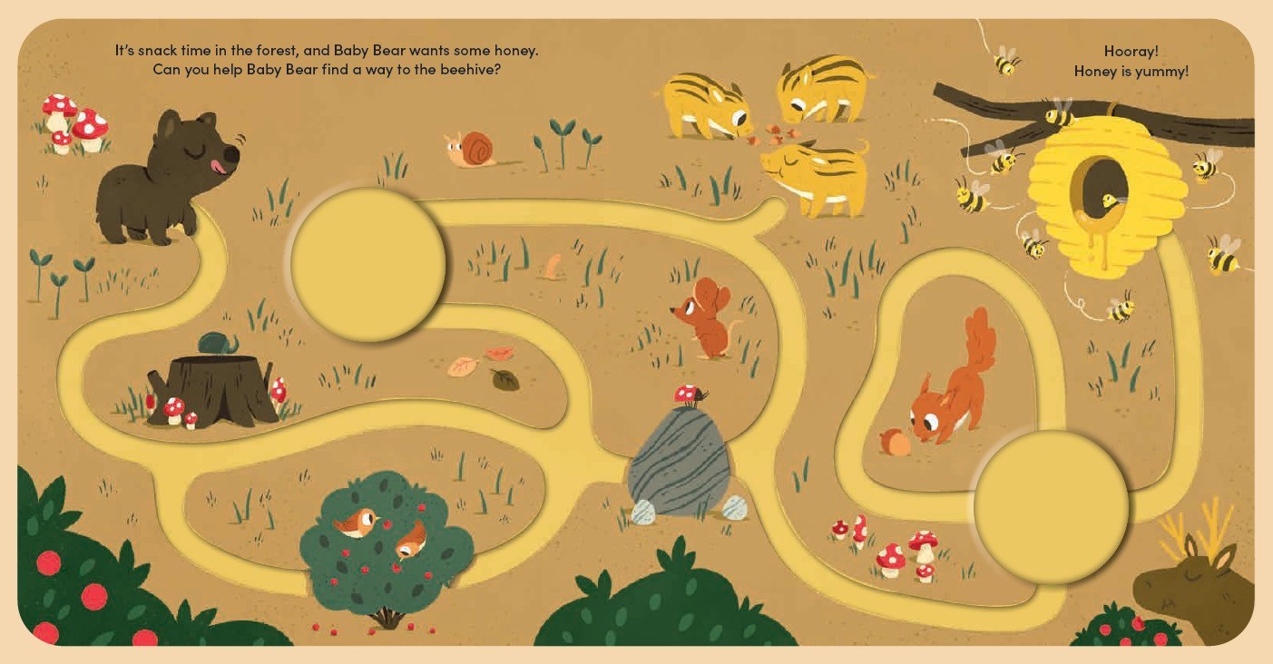 Ready For Mazes: Baby Animal Board Book