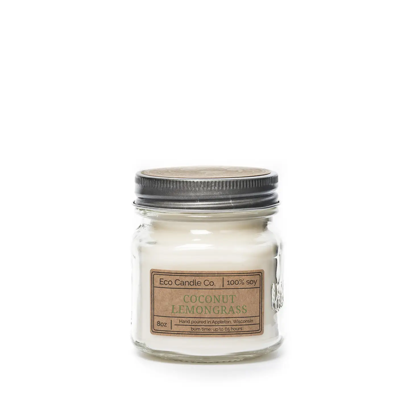 Coconut Lemongrass Mason Candle