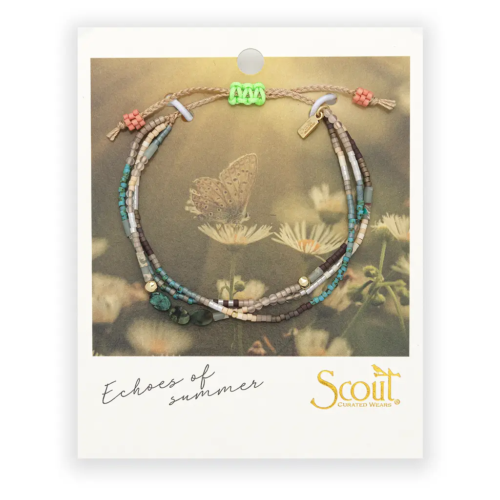 Mixed Media Bracelet - Echoes of Summer
