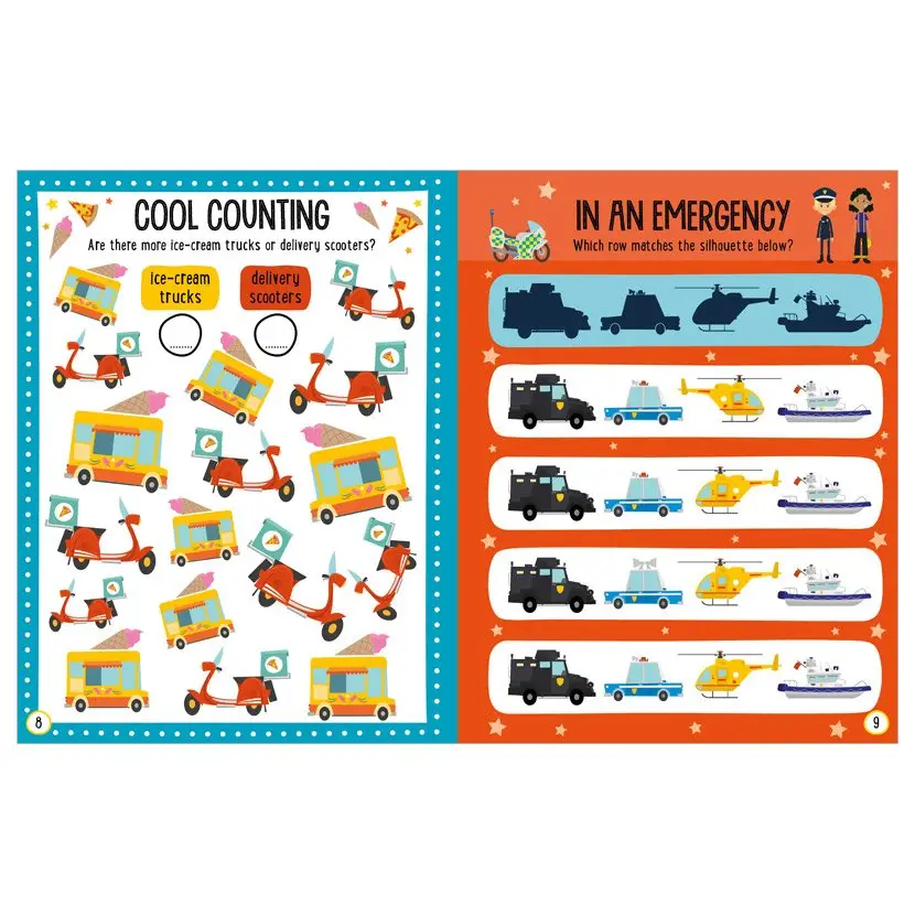 Big Trucks Ballon Sticker Activity Book