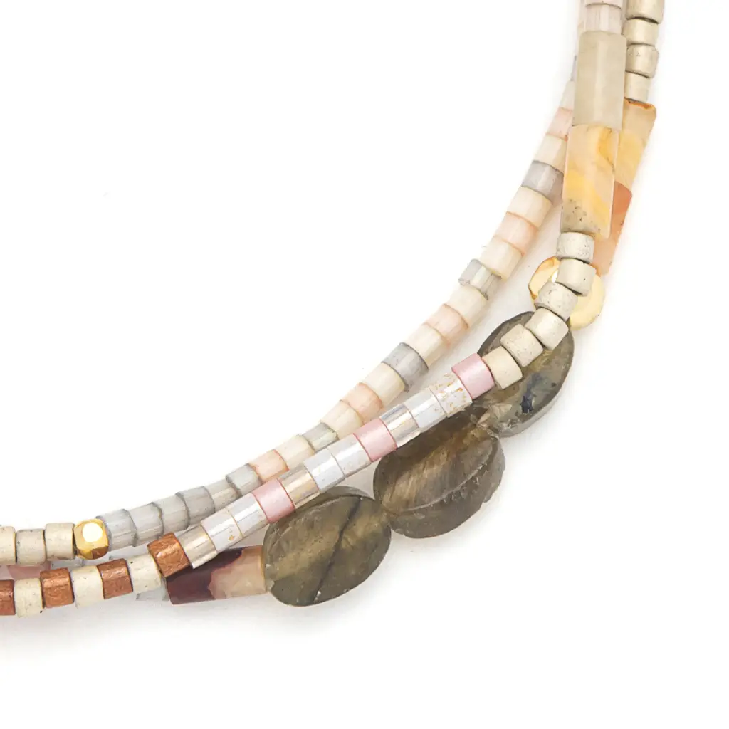 Mixed Media Bracelet - Time Stood Still