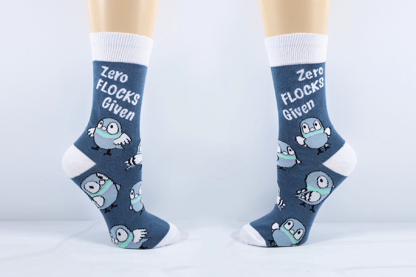 Zero Flocks Given Pigeon Bird Socks