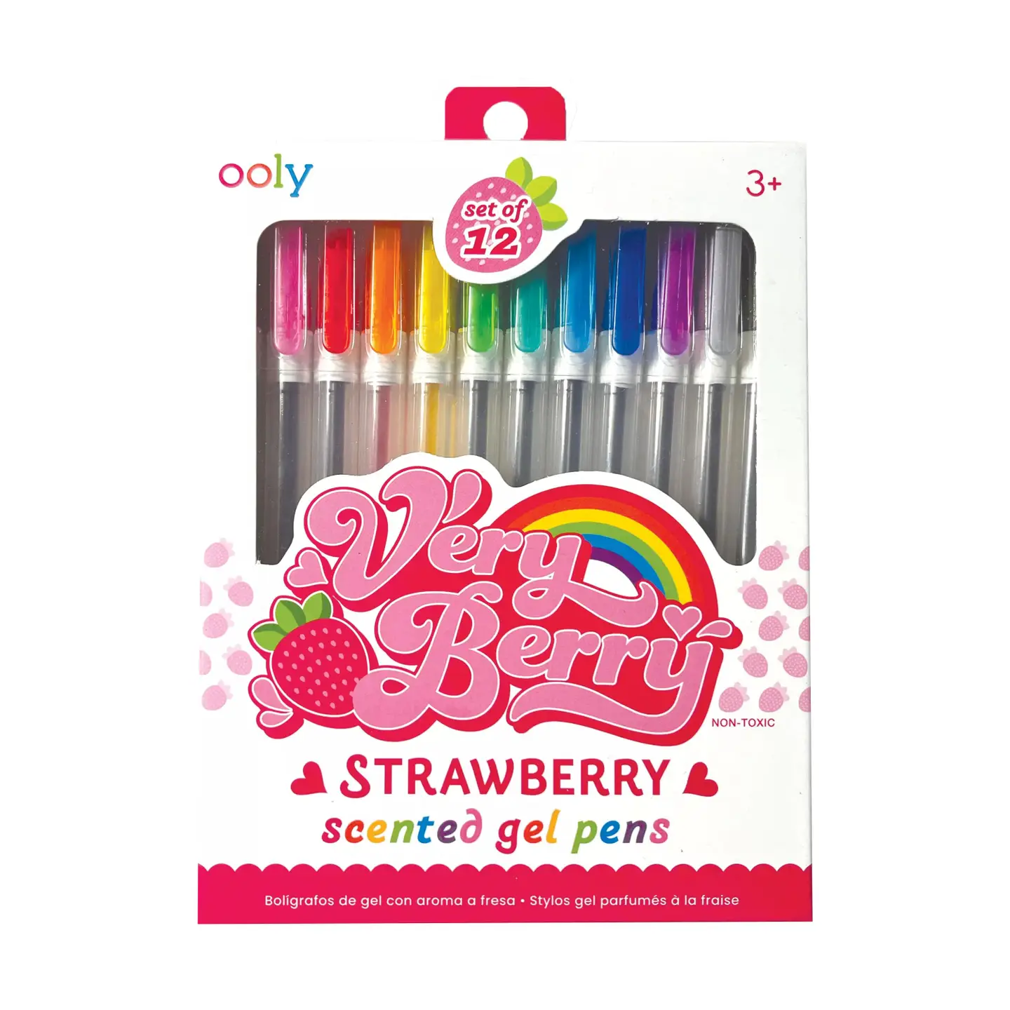 Very Berry Strawberry Scented Gel Pens