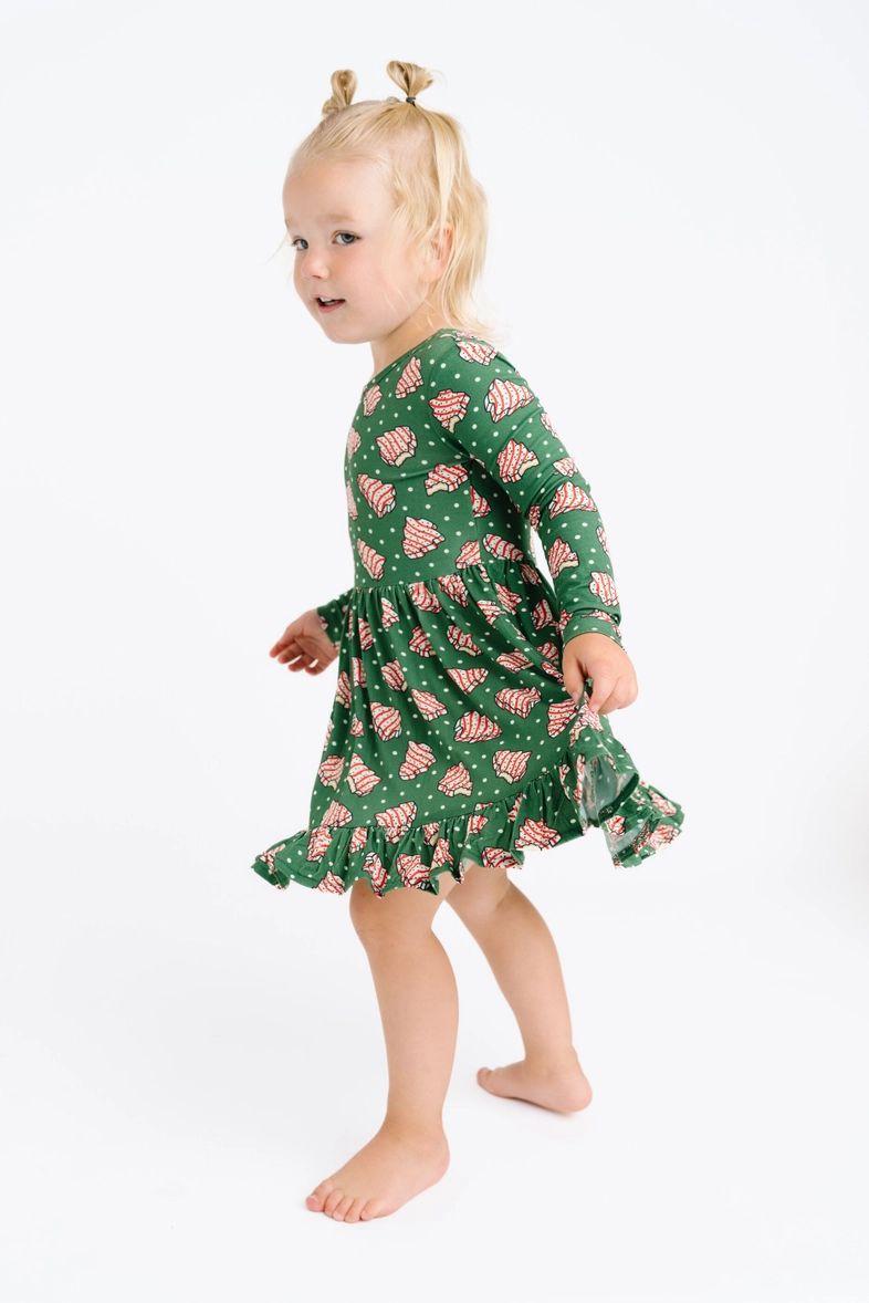 Girls Tree Treats Bamboo Dress