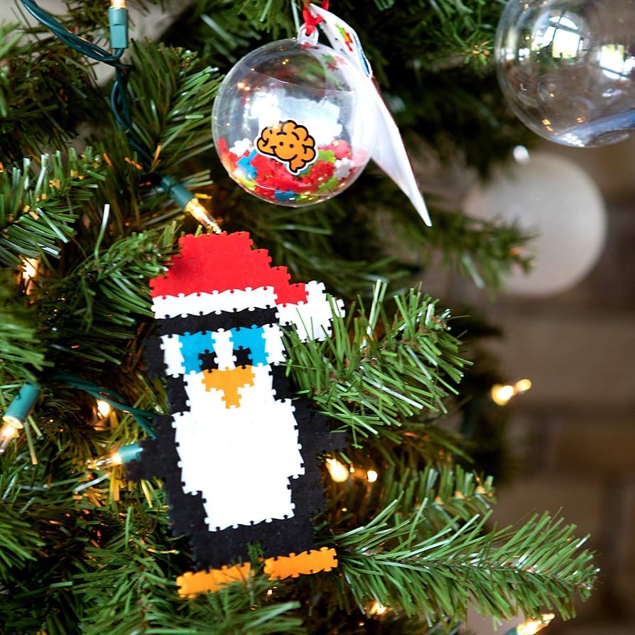 Holly Jolly Jixelz Ornament