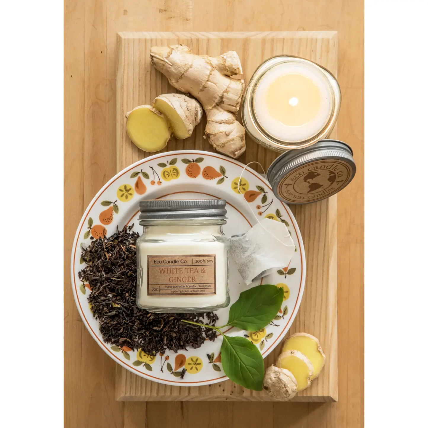 Mason Candle White Tea & Ginger