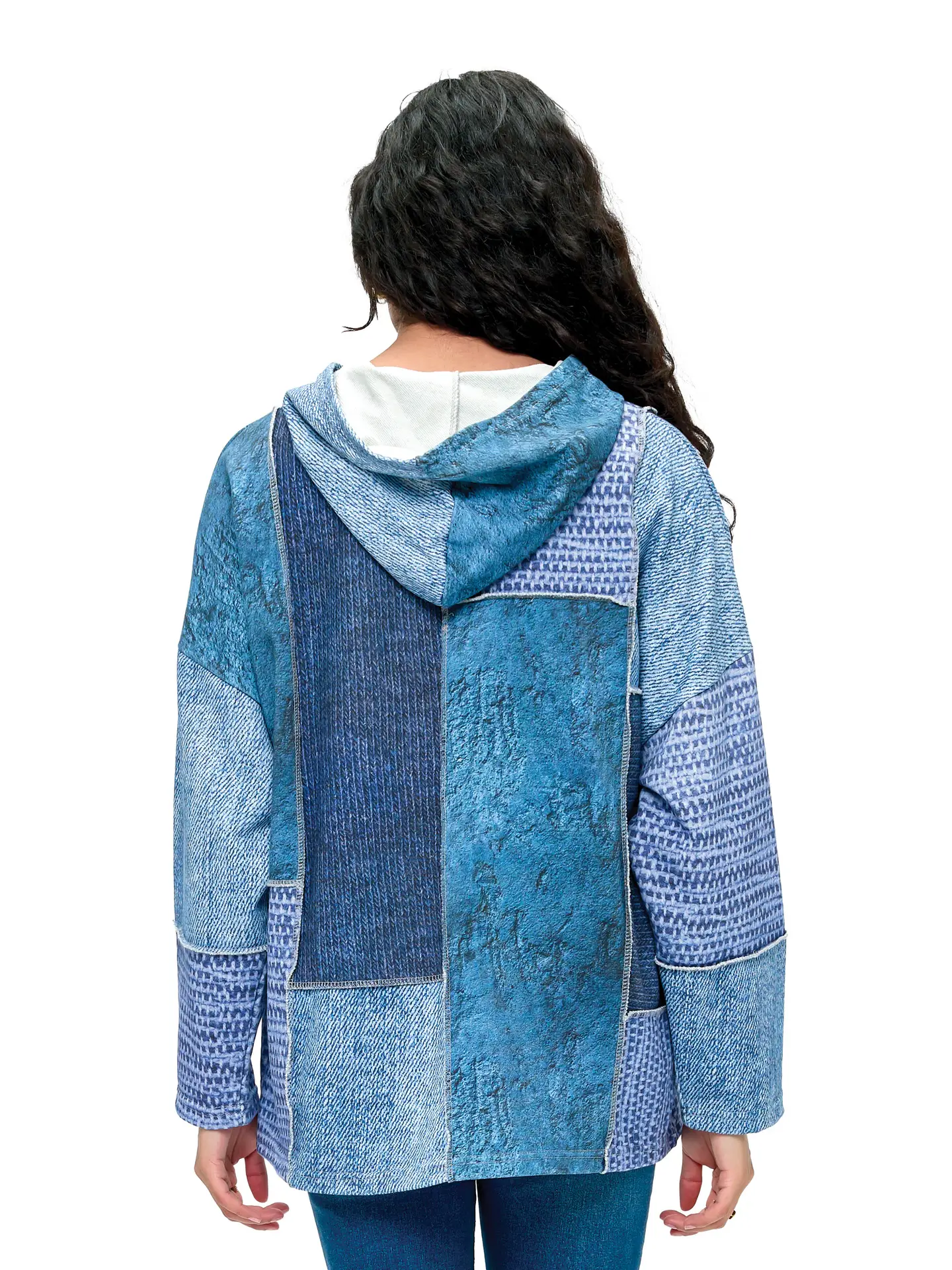 Zip Up Patchwork Jacket