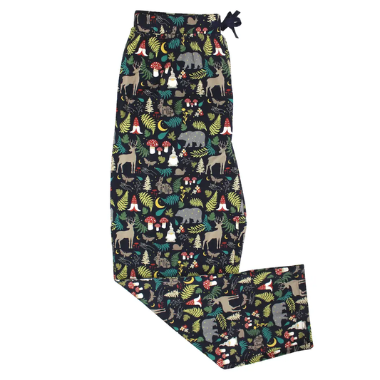 Night Forest Adult Bamboo Pajama Pants
