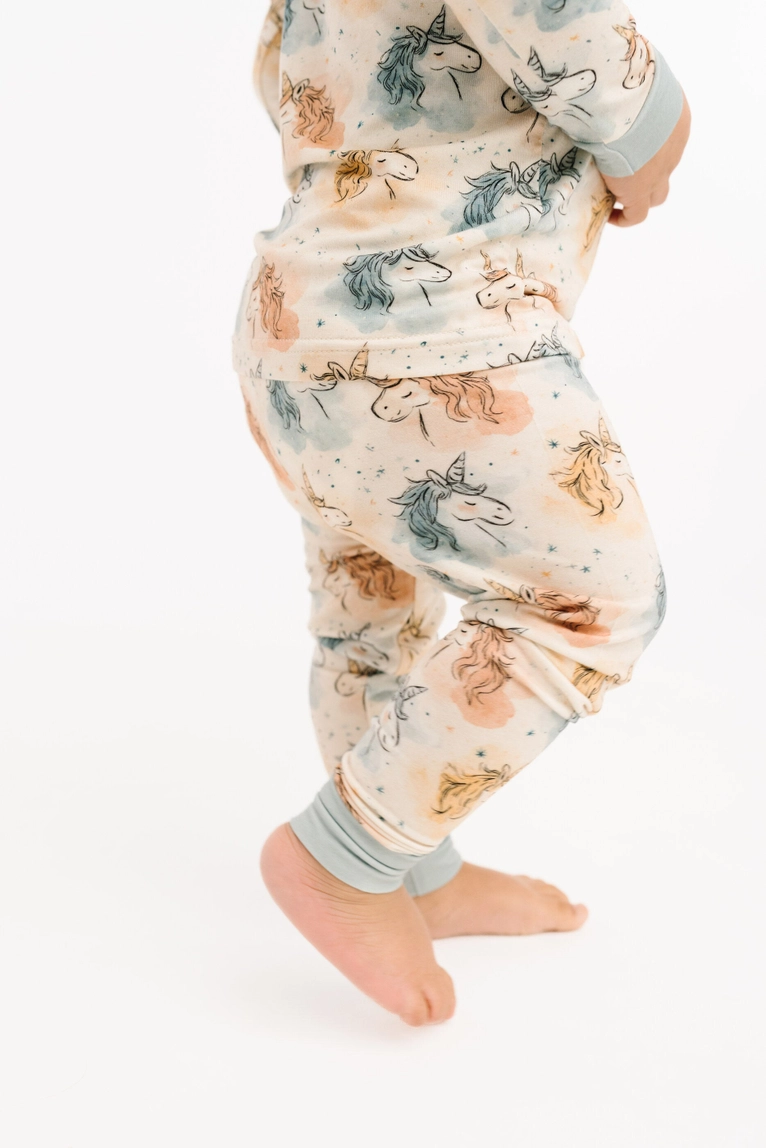 Girls Stardust Unicorn Bamboo Pajamas