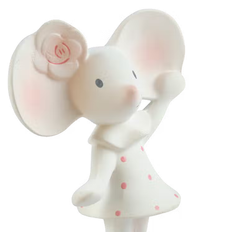 Meiya the Mouse Organic Rubber Toy