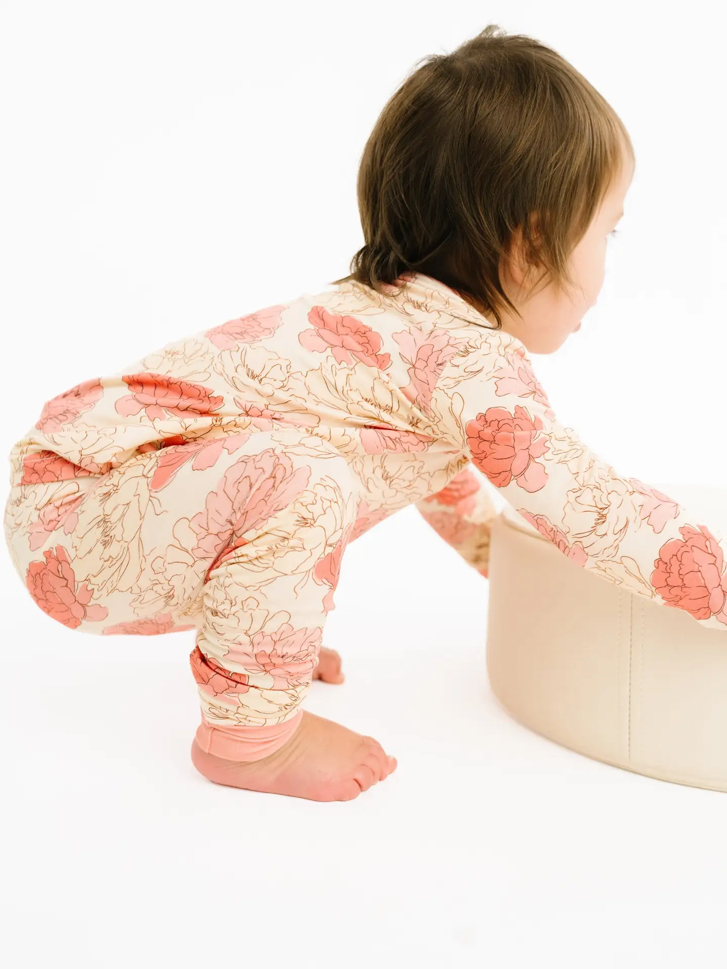 Girls Peony Bamboo Pajamas