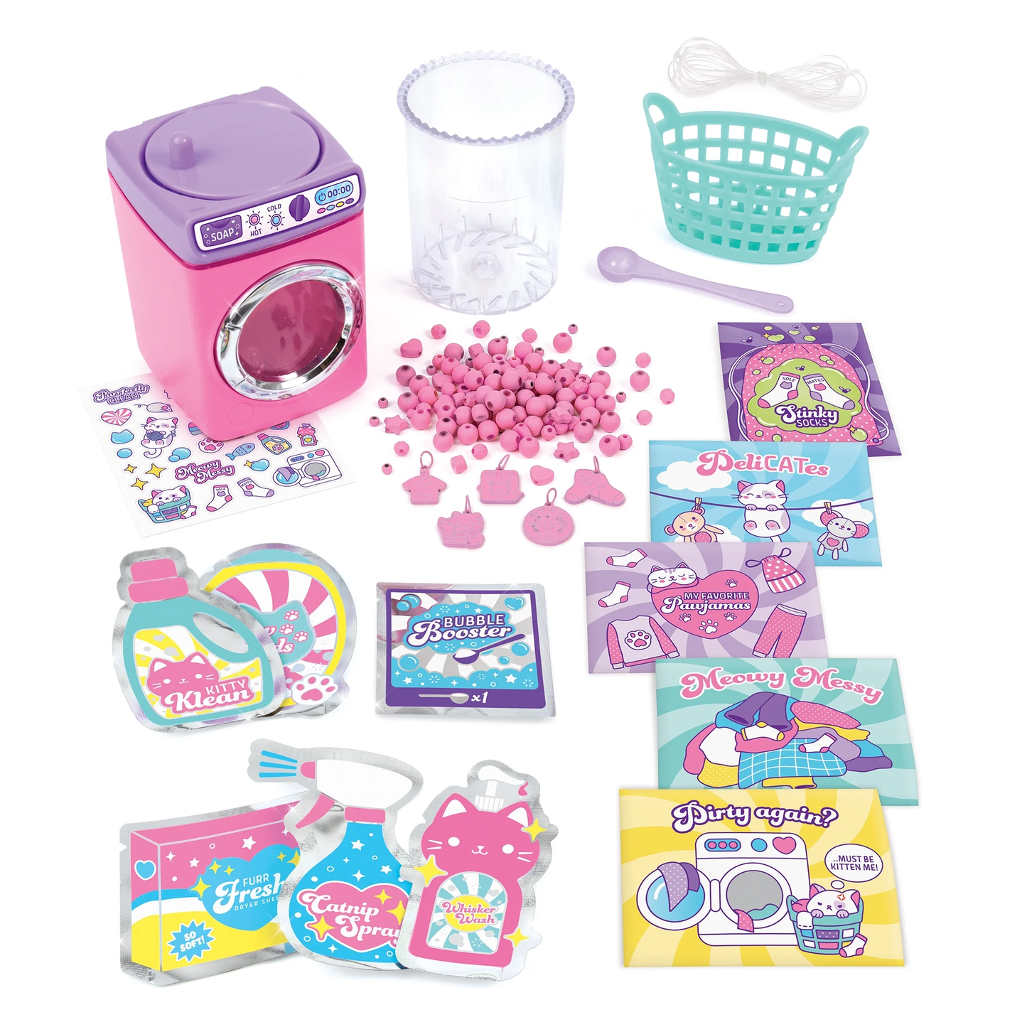 Purrfect Wash N Bead DIY Bracelet Kit
