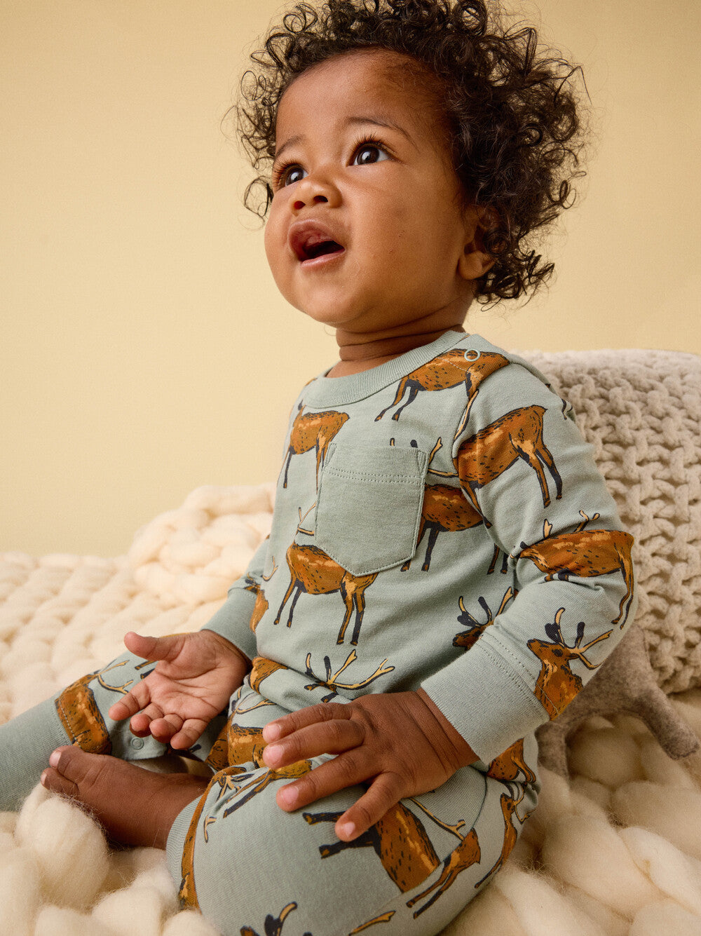Baby Painted Deer Romper