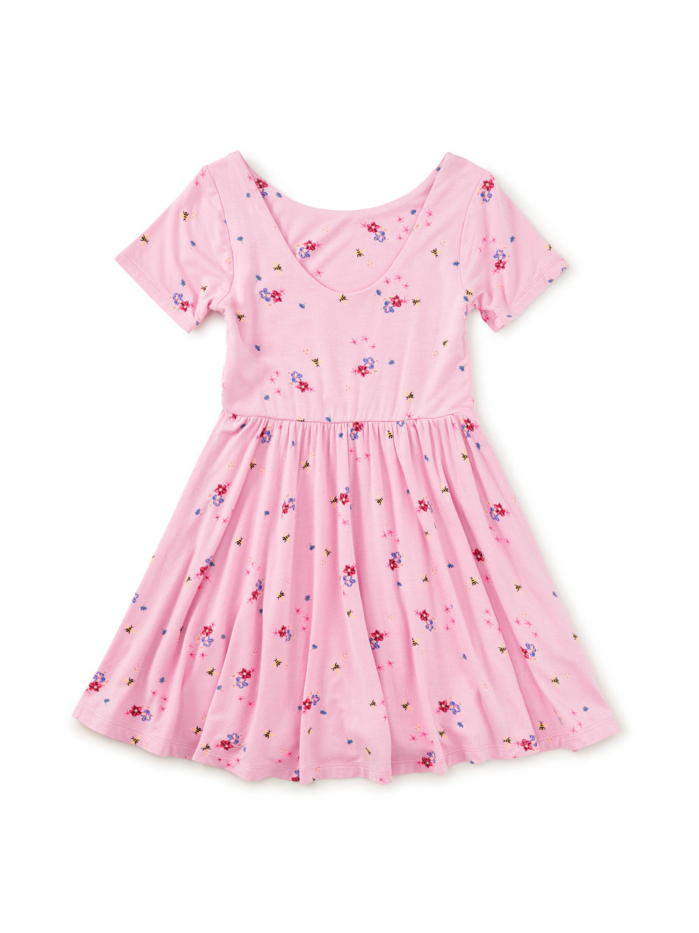 Girls Bamboo Busy Bee + Flowers Dress