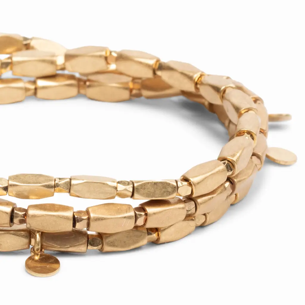 Metal Wrap Necklace/Bracelet/Anklet Iconic Gold