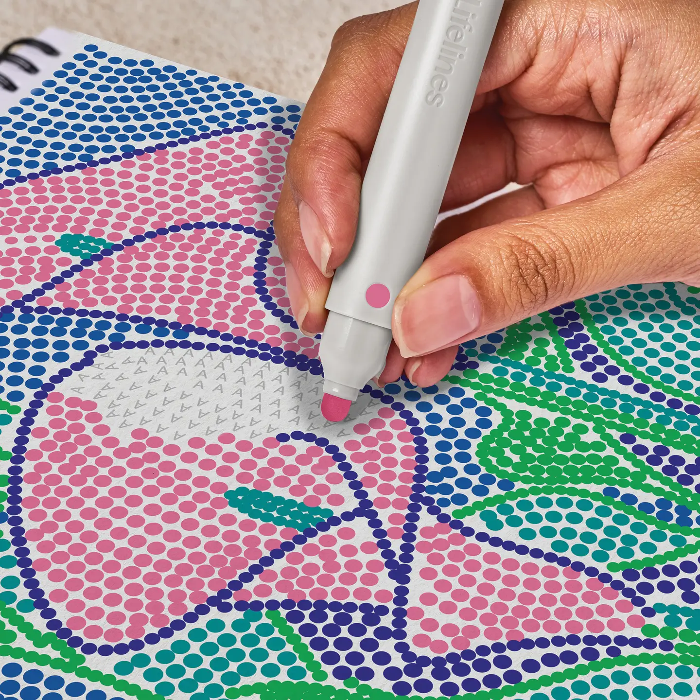 Flowart -Dot By Letter - Botanicals