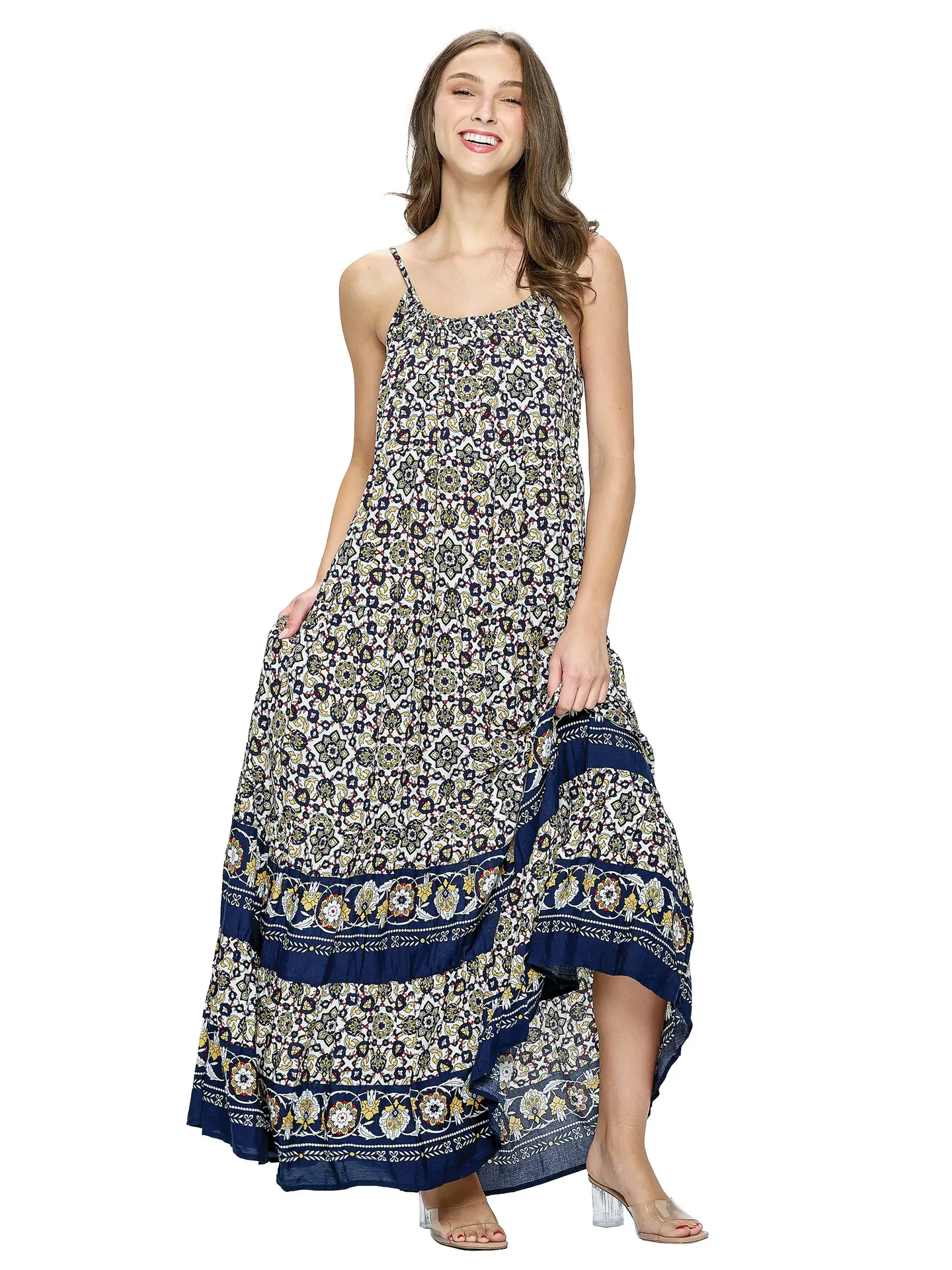 Boho Maxi Floral Dress