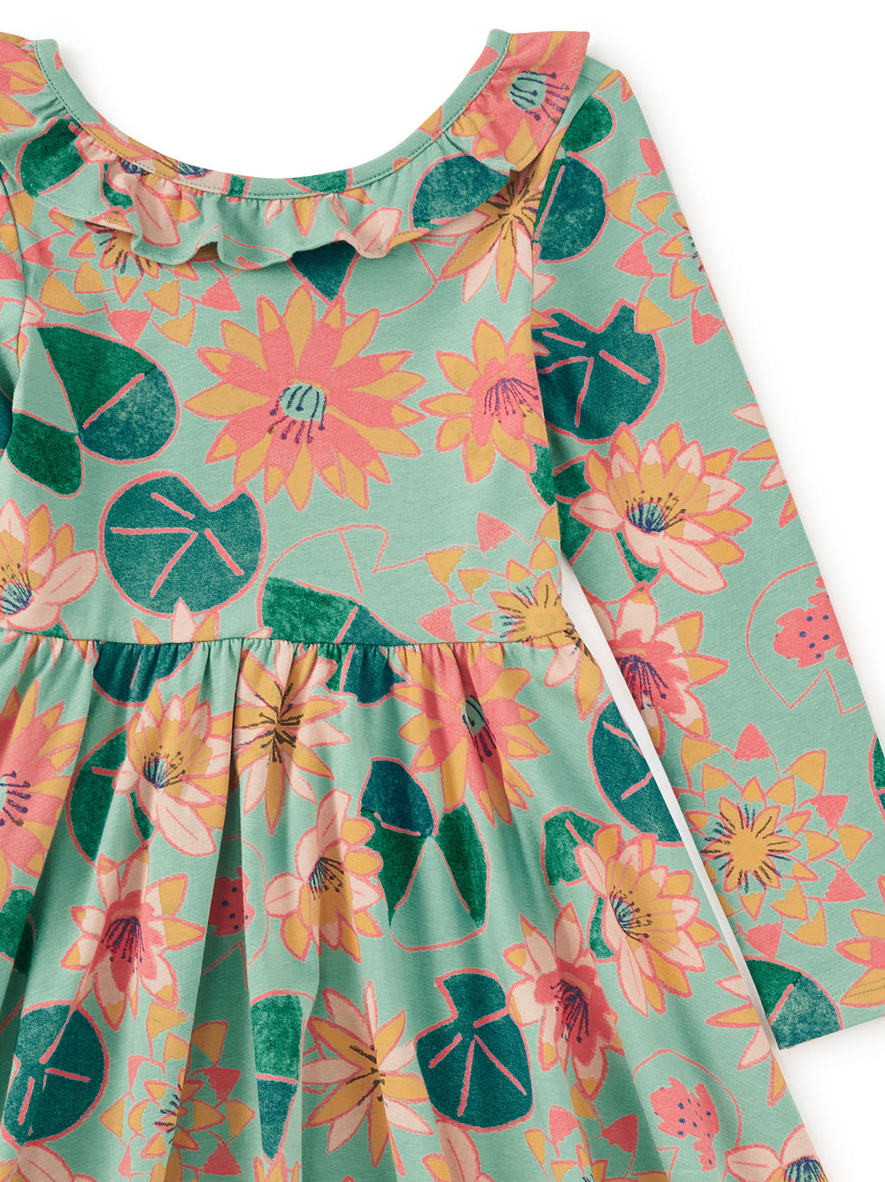 Girls Chalk Water Lillies Ballet Dress