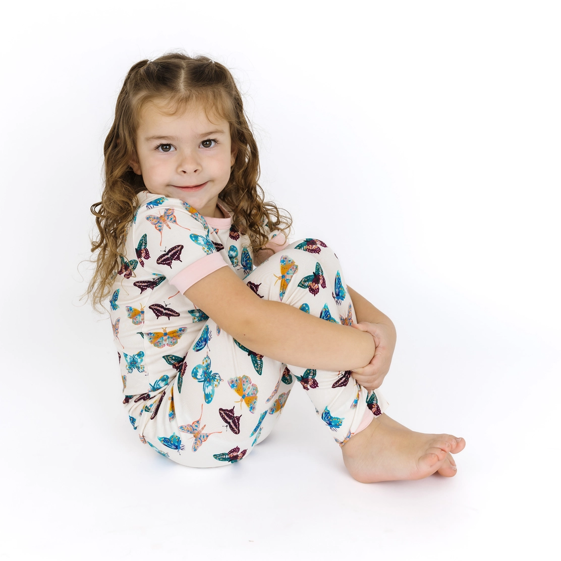 Kids Bamboo Pajamas Wings of Paradise Butterflies